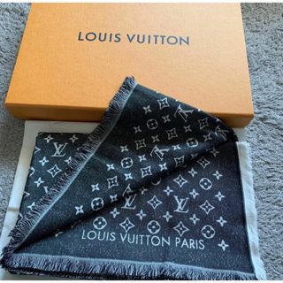 ルイヴィトン(LOUIS VUITTON)のルイヴィトン　ショールMONOGRAM JACQUARD DENIM SHAWL(ストール/パシュミナ)