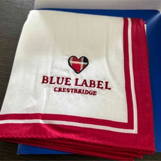 BLUE LABEL CRESTBRIDGE - ブルーレーベルハンカチ　新品未使用　赤チェック可愛い