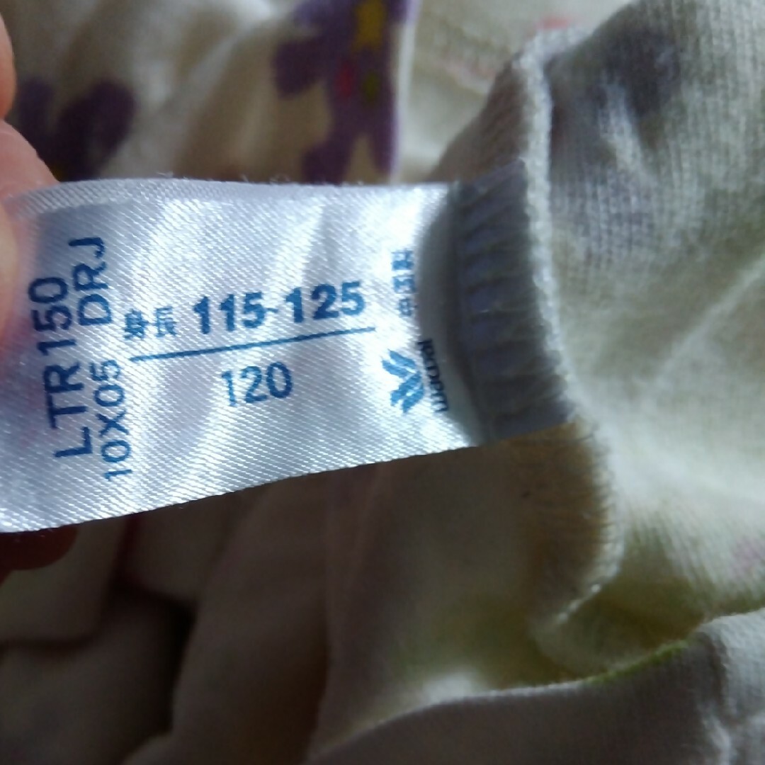Wacoal(ワコール)のパジャマ　120　上下セット　綿100%　ワコール キッズ/ベビー/マタニティのキッズ服女の子用(90cm~)(パジャマ)の商品写真