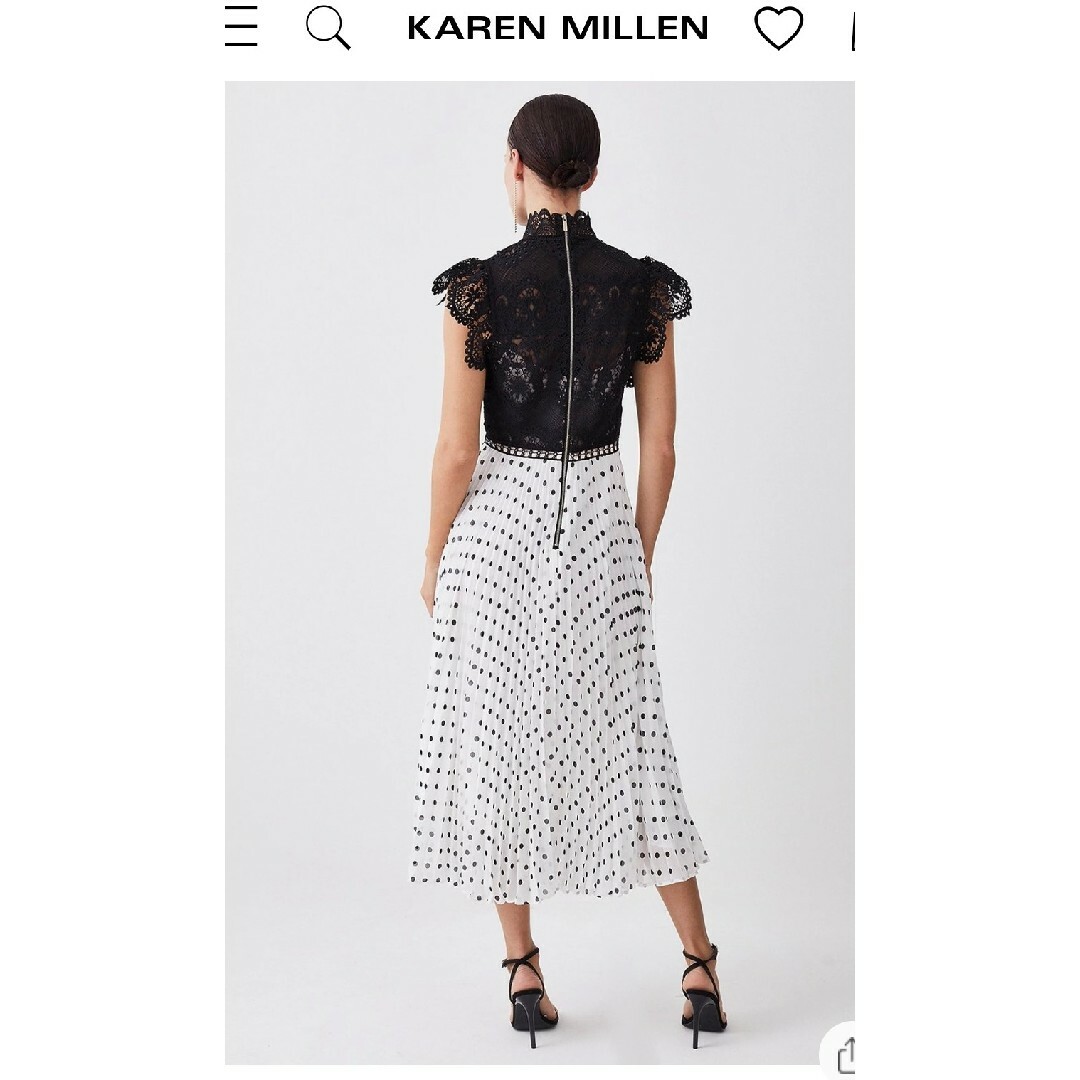 Karen Millen(カレンミレン)の新品　カレンミレン ワンピース レディースのワンピース(ひざ丈ワンピース)の商品写真