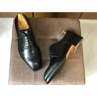 サルヴァトーレフェラガモ(Salvatore Ferragamo)の足ざわり、極上|フェラガモトラメッザ|7.5EE|25.5㎝|黒|k1118(ドレス/ビジネス)