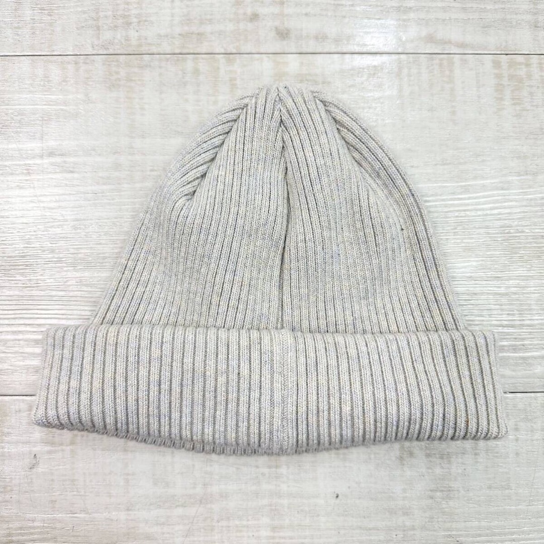 COOTIE(クーティー)のCOOTIE Logo Rib Beanie ニットキャップ ライトグレー 系 メンズの帽子(ニット帽/ビーニー)の商品写真