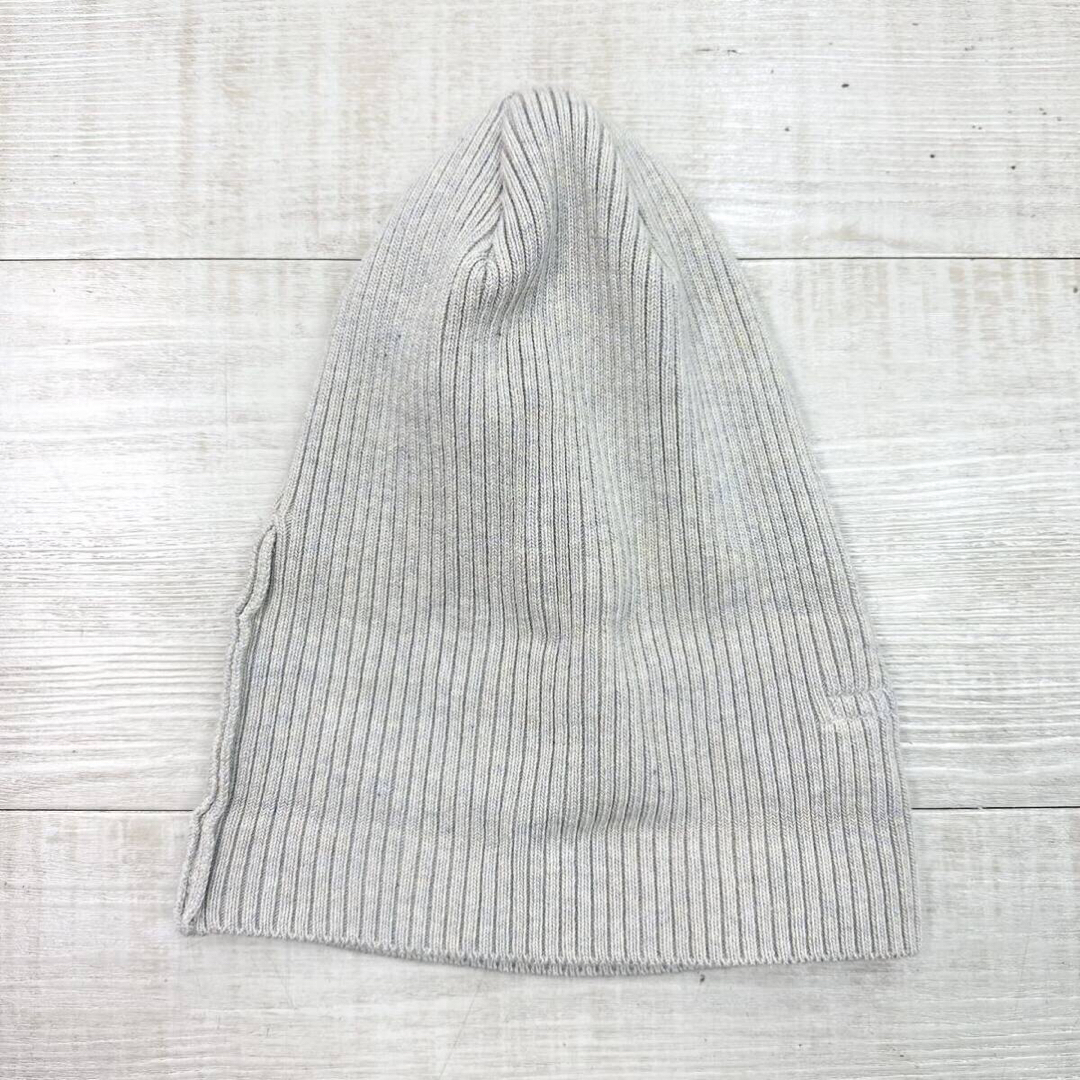 COOTIE(クーティー)のCOOTIE Logo Rib Beanie ニットキャップ ライトグレー 系 メンズの帽子(ニット帽/ビーニー)の商品写真