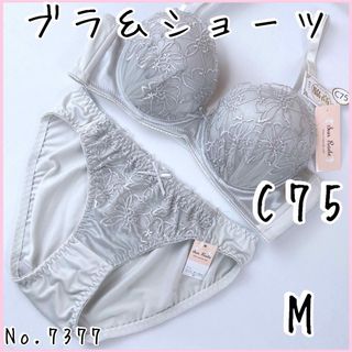 ブラジャーショーツセットC75   No.7377(ブラ&ショーツセット)