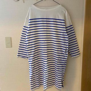 ユニクロ(UNIQLO)のUNIQLO☆カワイイボーダー膝丈ワンピース(ひざ丈ワンピース)