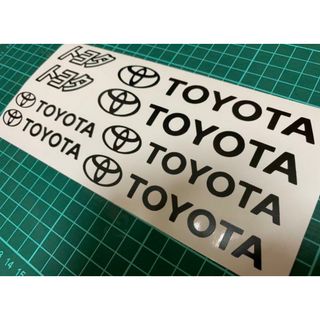 toyota ステッカー8枚セット(車外アクセサリ)