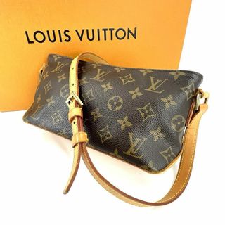 ルイヴィトン(LOUIS VUITTON)のc657真贋済【ヴィトン】極美品”モノグラム トロター クロスボディ ポーチ 舟(ショルダーバッグ)