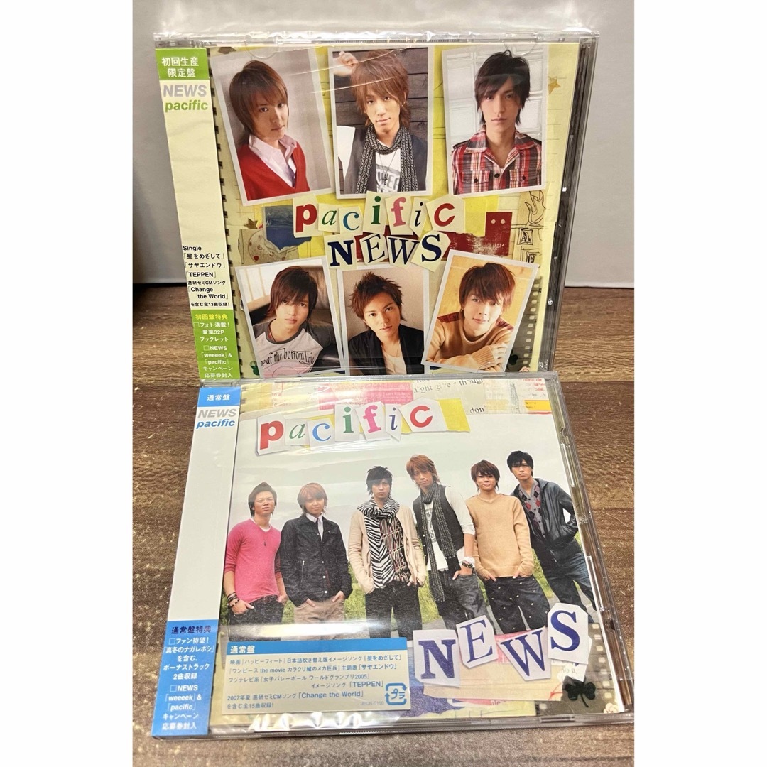 NEWS - 「pacific」NEWS 初回生産限定盤&通常盤 CDの通販 by NEWS - 「pacific」NEWS 初回生産限定盤&通常盤 CDの通販 by