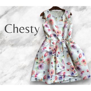 Chesty - chesty チェスティ 花柄ワンピース ワンピース 冠婚葬祭 ドレス