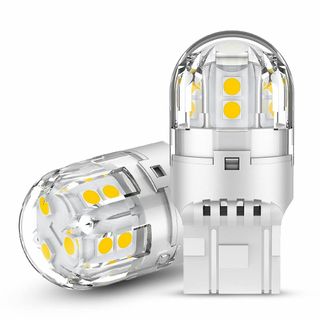 【サイズ:T20ダブル球_色:ホワイト】T20 ダブル球 LED テールランプ 