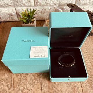 ティファニー(Tiffany & Co.)の◇ティファニー◇ Tワイヤー ナロー ブレスレット 750 PG 5g ブランド(ブレスレット/バングル)