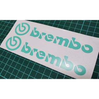 brembo ステッカー2枚セット(車外アクセサリ)