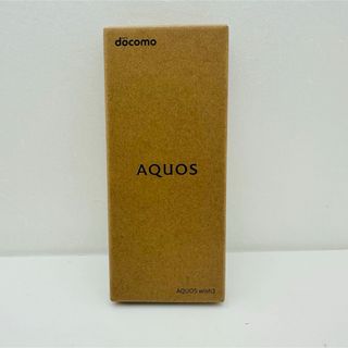 SHARP AQUOS wish3 SH-53D ホワイト