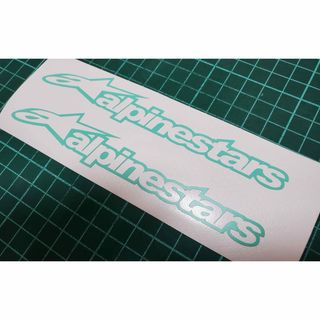 alpinestars ステッカー 2 枚セット(車外アクセサリ)