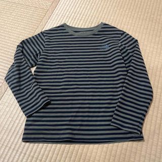 ノースフェイスキッズ　140cm ボーダーTシャツ