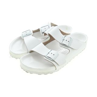 ビルケンシュトック(BIRKENSTOCK)のBIRKENSTOCK ビルケンシュトック サンダル 26cm 白 【古着】【中古】(サンダル)