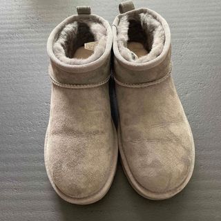 アグ(UGG)のUGG Classic Ultra Mini アグブーツ グレー 限定色 (ブーツ)