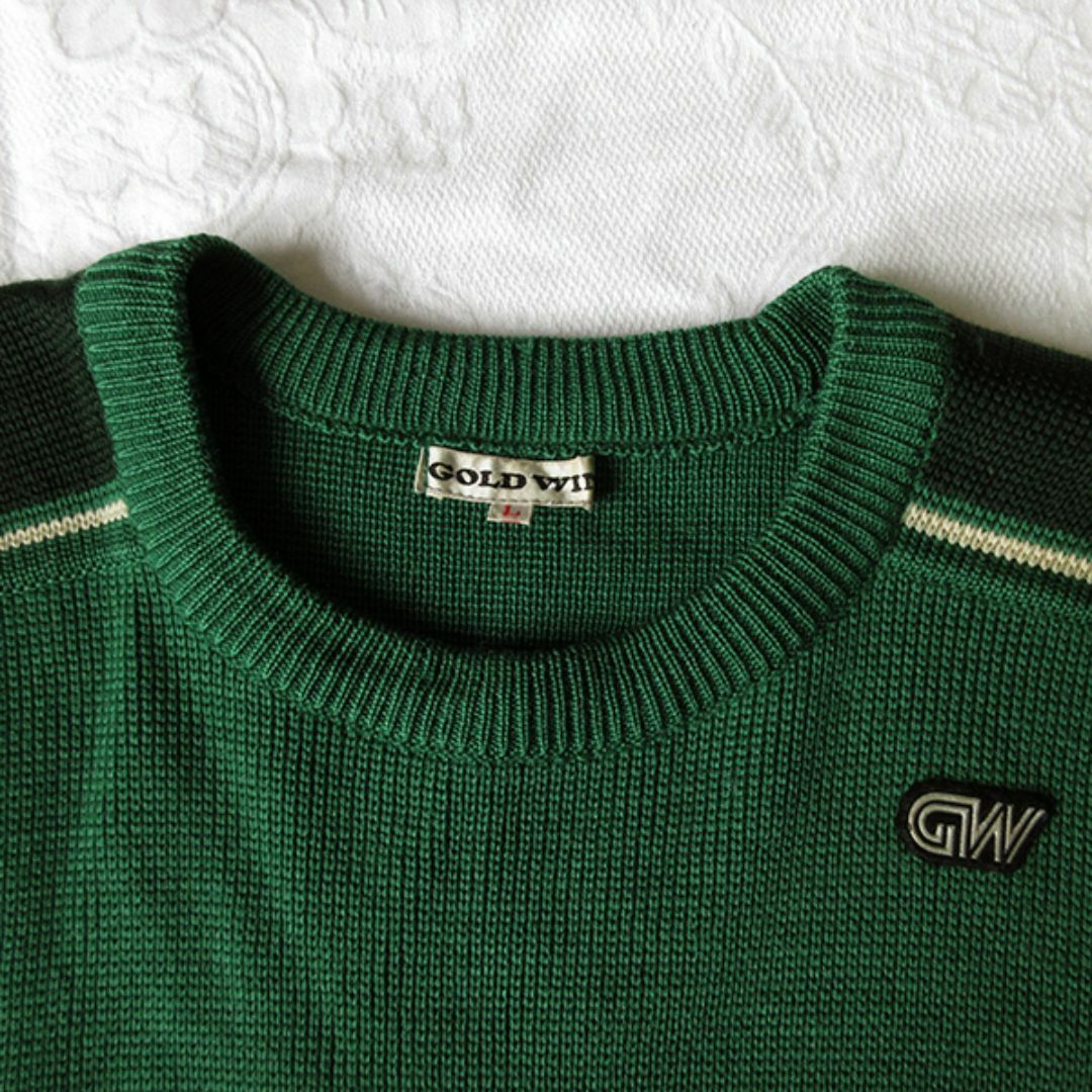 GOLDWIN(ゴールドウィン)のGOLD WIN ゴールドウィン セーター ニット グリーン GARMISCH  メンズのトップス(ニット/セーター)の商品写真