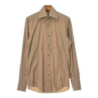 グッチ(Gucci)のGUCCI グッチ ドレスシャツ 38(S位) ピンクベージュ 【古着】【中古】(シャツ)