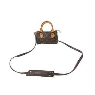 ルイヴィトン(LOUIS VUITTON)のLOUIS VUITTON ルイヴィトン ミニスピーディ 2WAYハンドバッグ M41534 モノグラム ゴールド金具 良品 中古 63029(ハンドバッグ)