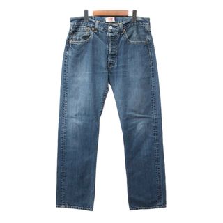 リーバイス(Levi's)のLevi's リーバイス 501 デニムパンツ アメカジ ブルー (メンズ W34 L32) 中古 古着 Q4751(デニム/ジーンズ)