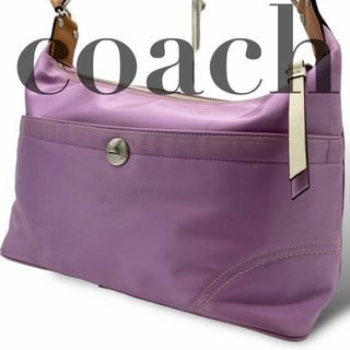 コーチ COACH ワンショルダー ハンドバッグ 肩掛け パープル(ハンドバッグ)