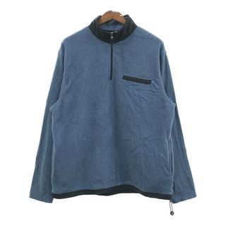 オールドネイビー(Old Navy)の00年代 OLD NAVY オールドネイビー ハーフジップ フリースジャケット ライトブルー (メンズ XL) 中古 古着 Q4761(その他)