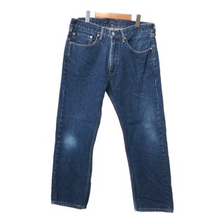 リーバイス(Levi's)のLevi's リーバイス 505 デニムパンツ アメカジ ブルー (メンズ W34 L29) 中古 古着 Q4755(デニム/ジーンズ)