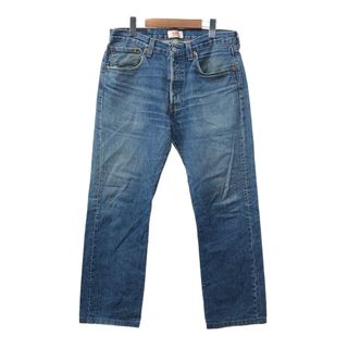 リーバイス(Levi's)のLevi's リーバイス 501 デニムパンツ アメカジ ライトブルー (メンズ W32 L32) 中古 古着 Q4756(デニム/ジーンズ)