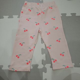 ザラキッズ(ZARA KIDS)のキッズ 110 レギンス パンツ ZARA チェリー ピンク 七分丈 女の子(パンツ/スパッツ)