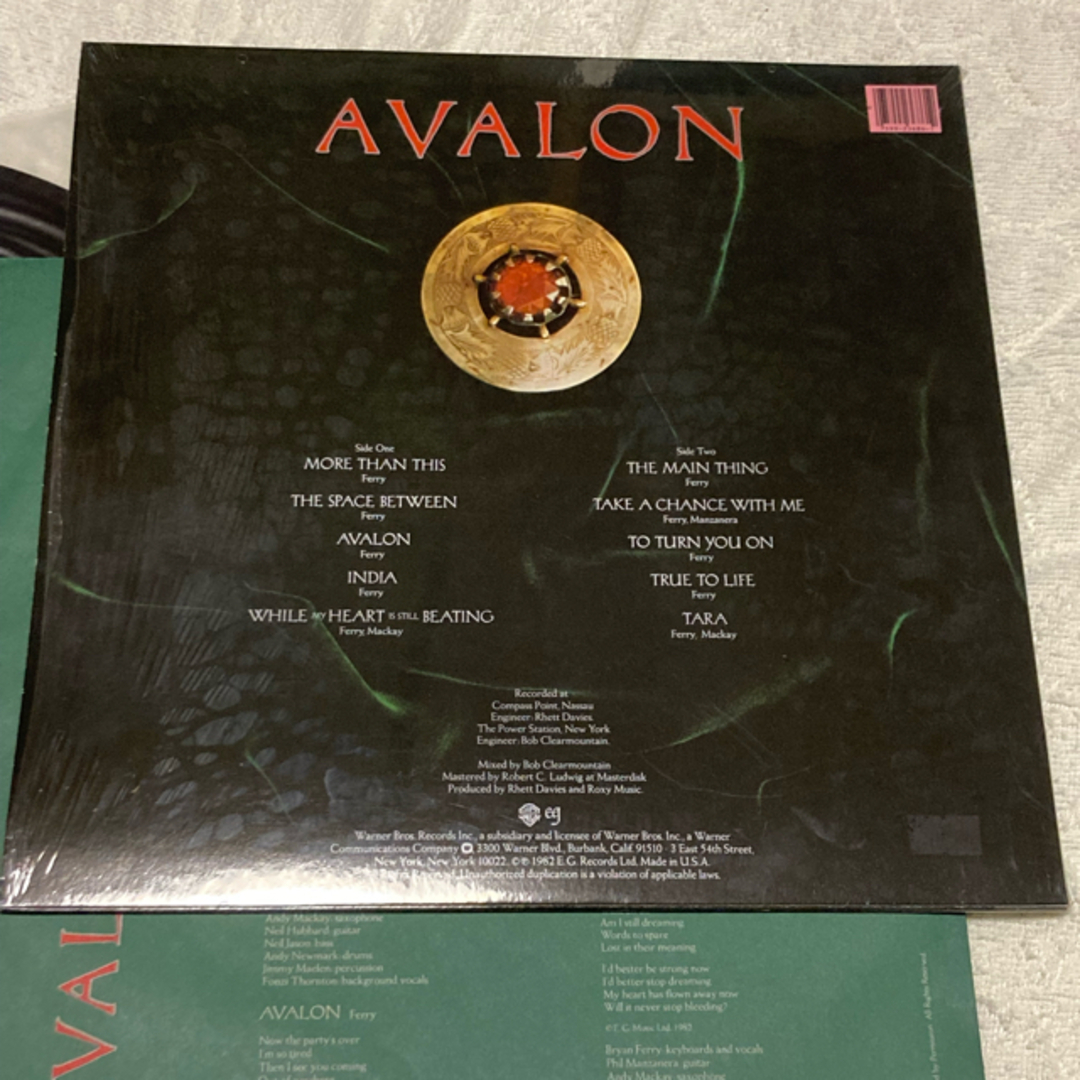 ROXY MUSIC/AVALON レコード 1-23686ステレオ エンタメ/ホビーのCD(ポップス/ロック(洋楽))の商品写真