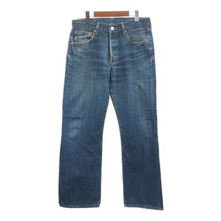 リーバイス(Levi's)のLevi's リーバイス 501 デニムパンツ アメカジ ブルー (メンズ W32 L30) 中古 古着 Q4768(デニム/ジーンズ)