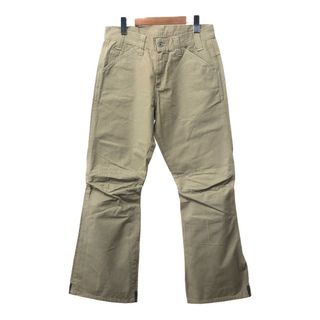 G-STAR RAW ジースターロウ SHORTCUT COMWOOD ブーツカット チノパンツ ベージュ (メンズ W32 L32) 中古 古着 Q4783(その他)