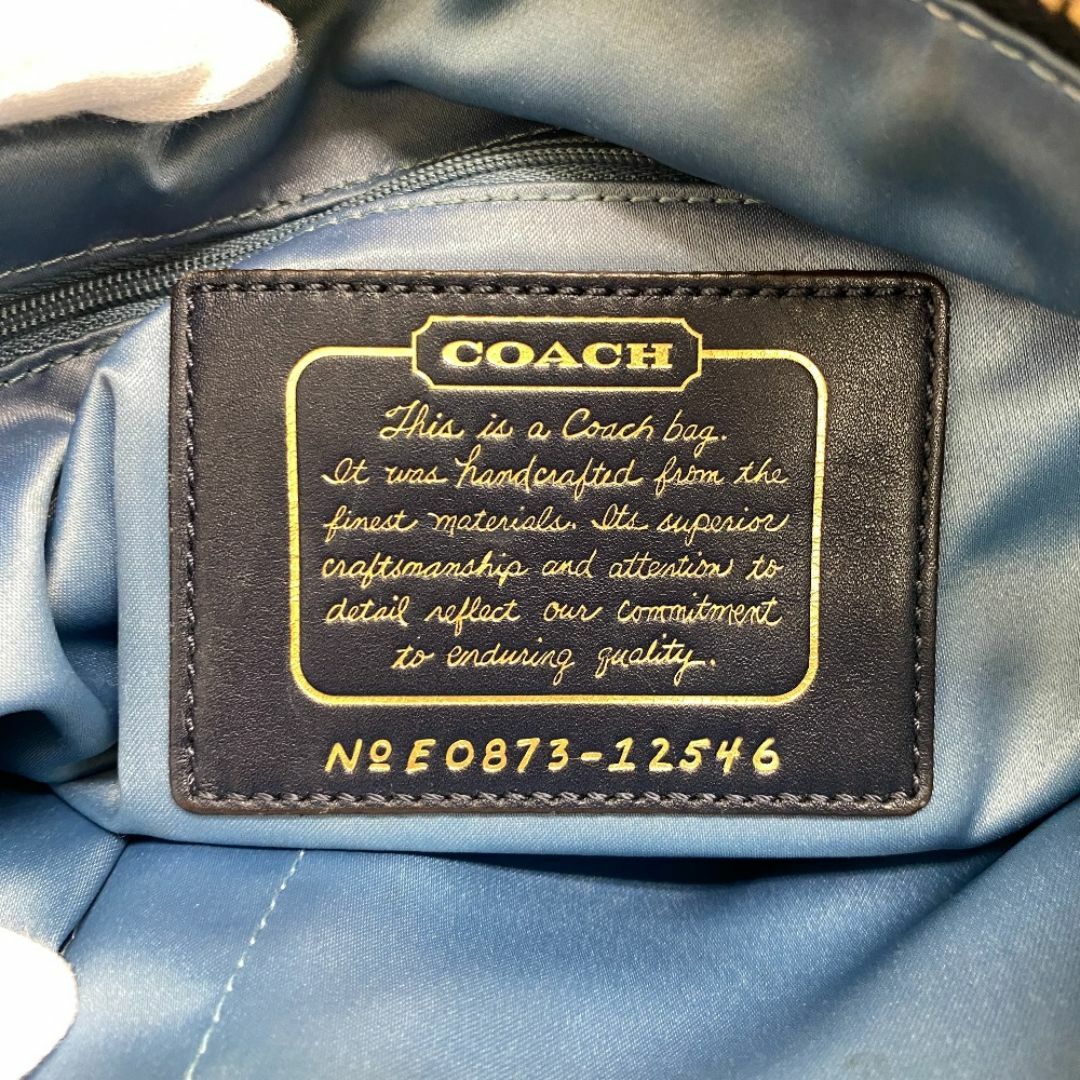 COACH(コーチ)のコーチ トートバッグ シグネチャー 12546ブルー デニム レディースのバッグ(トートバッグ)の商品写真