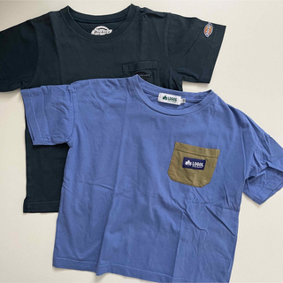 ロゴス(LOGOS)のDickies、LOGOS 半袖Tシャツ 2枚セット  サイズ130(Tシャツ/カットソー)
