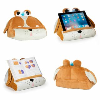 色:子犬のピーターかわいいニワトリの子ども用 iPad 読書スタンド | タ(タブレット)