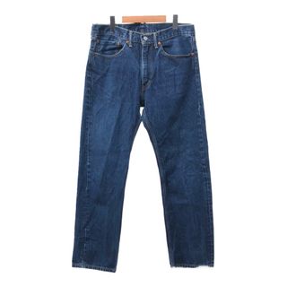 リーバイス(Levi's)のLevi's リーバイス 505 デニムパンツ アメカジ ブルー (メンズ W34 L32) 中古 古着 Q4796(デニム/ジーンズ)