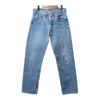 リーバイス(Levi's)のLevi's リーバイス 501 デニムパンツ アメカジ ライトブルー (メンズ W31 L34) 中古 古着 Q4797(デニム/ジーンズ)