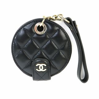 シャネル(CHANEL)のシャネル CHANEL  ネームタグ ココマーク ラムスキン ブラック ユニセックス 送料無料【中古】 55482f(その他)