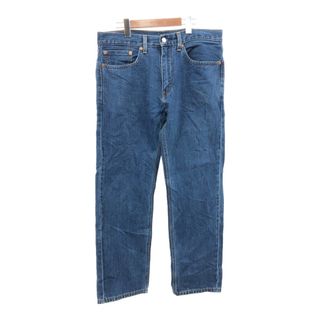 リーバイス(Levi's)のLevi's リーバイス 505 デニムパンツ アメカジ ブルー (メンズ W34 L30) 中古 古着 Q4805(デニム/ジーンズ)