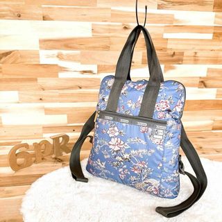 LeSportsac - 希少【レスポートサック×ケイタマルヤマ】日本限定コラボ 花柄リュック 青×ピンク