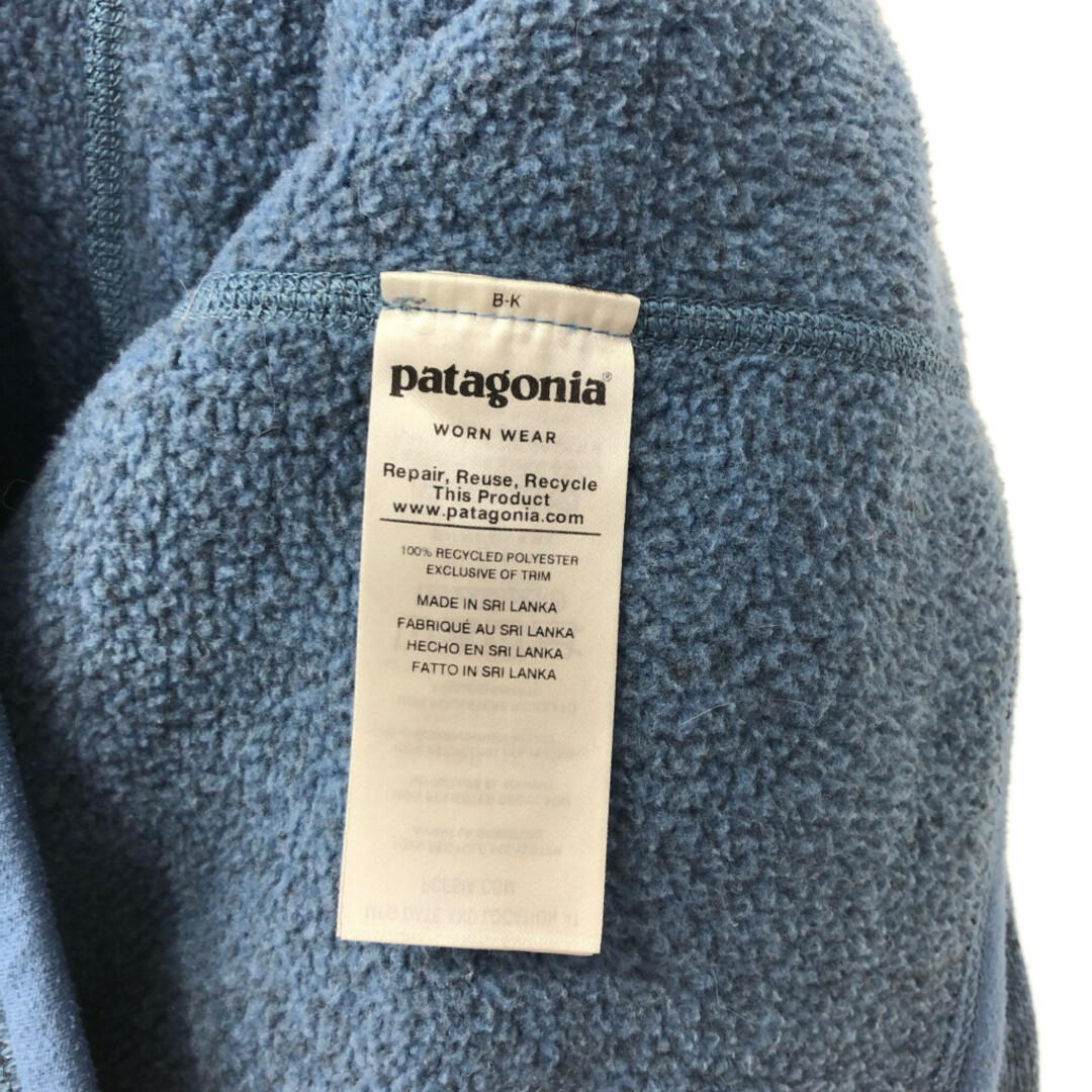 patagonia(パタゴニア)のpatagonia パタゴニア ベターセーター ハーフジップ フリースジャケット アウトドア ワンポイント (レディース XL) 中古 古着 Q4837 レディースのジャケット/アウター(その他)の商品写真