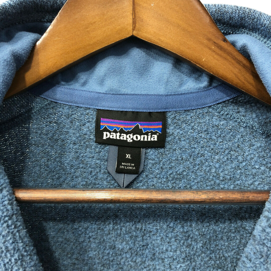 patagonia(パタゴニア)のpatagonia パタゴニア ベターセーター ハーフジップ フリースジャケット アウトドア ワンポイント (レディース XL) 中古 古着 Q4837 レディースのジャケット/アウター(その他)の商品写真