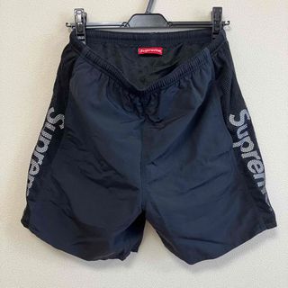 シュプリーム(Supreme)の込 美品★Supreme Mesh Panel Water Short★黒S(ショートパンツ)