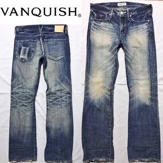 VANQUISH - VANQUISH 送料込 ヴァンキッシュ 定価2万円程 デニム 日本製 ジーンズ