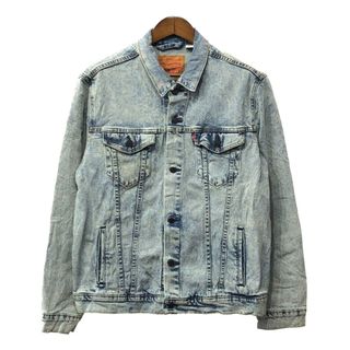 リーバイス(Levi's)のLevi's リーバイス 72334 デニムトラッカージャケット アメカジ ライトブルー (メンズ L) 中古 古着 Q4839(Gジャン/デニムジャケット)