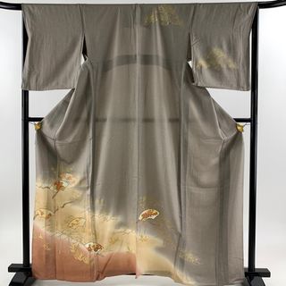 訪問着 身丈161cm 裄丈66.5cm 正絹 秀品 【中古】(着物)