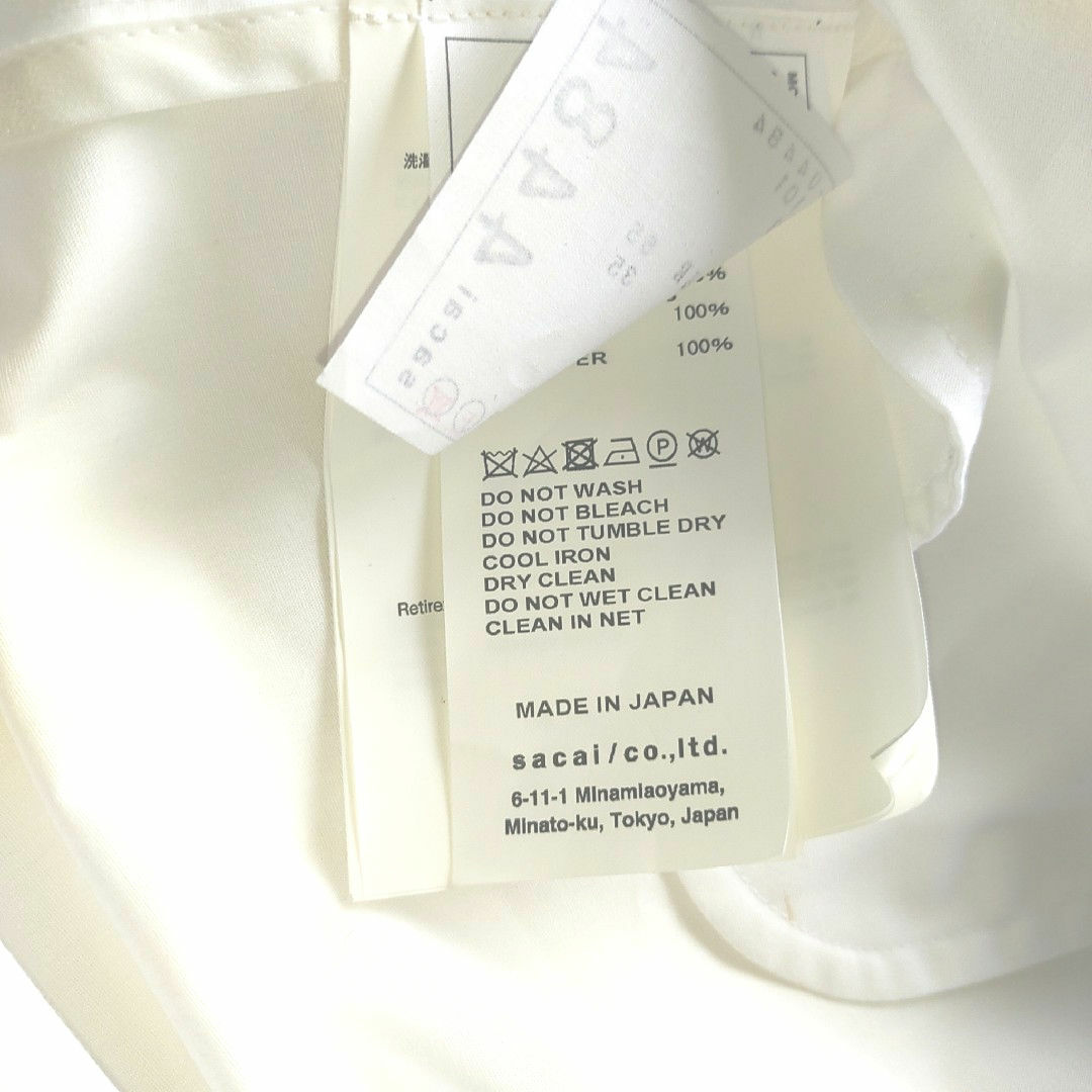 sacai - サカイSACAi タグ付き新品 変形ドッキングシャツ