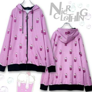 ニーアクロージング(NieR Clothing)のNieR STRAWBERRY CREAM SODA ZIP OUTER(パーカー)