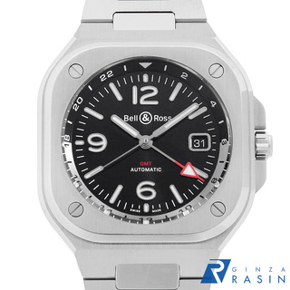 ベルアンドロス(Bell & Ross)のベル＆ロス BR05 GMT BR05G-BL-ST/SST メンズ 中古 腕時計(腕時計(アナログ))